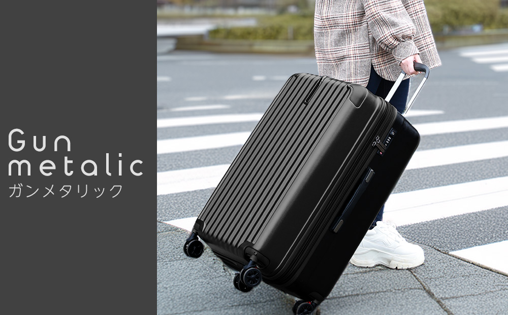 PROEVO]ファスナーキャリー スーツケース ストッパー付き 機内
