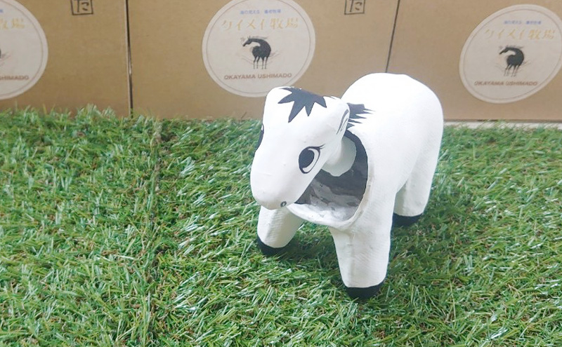 張子の馬 グラマー ホワイト バージョン 馬 うま 置物 インテリア 張子 張り子 干支 手造り オリジナル