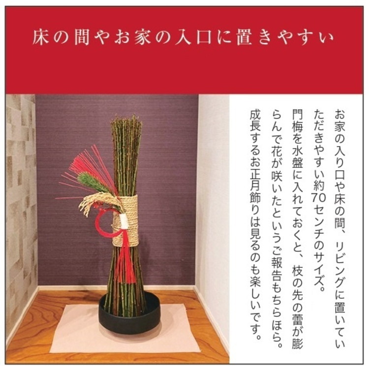 梅の里から正月飾り「門梅(登録商標)」 ※北海道・沖縄・離島への配送不可 ※2025年12月25日から順次発送