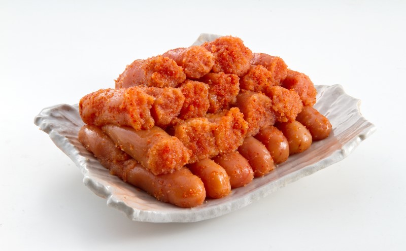 辛子明太子 切れ子 計2kg (6仕切り) 小分け 明太子 めんたいこ