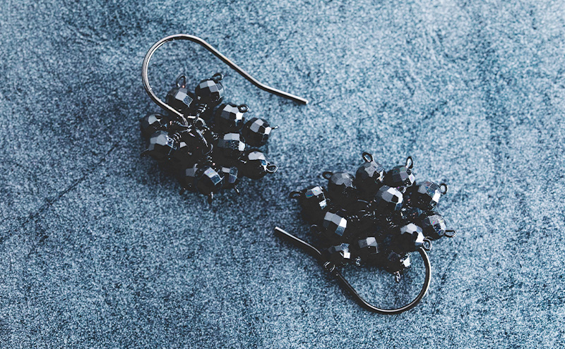 【限定アクセサリー】日進市発ブランド KARAS 耳飾り (天然石) アクセサリー