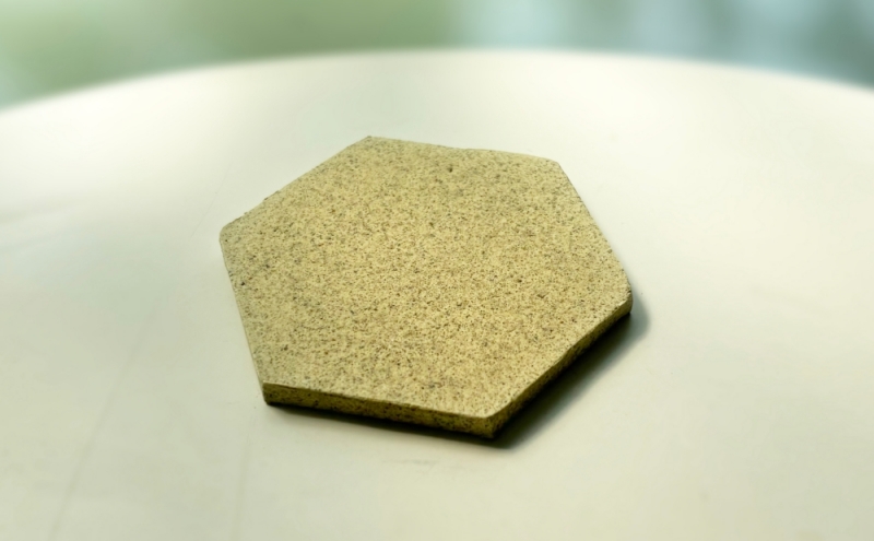 プレート Hexa Plate 正六角形 皮 搾りかす コーヒーかす みかん皮 にんじん皮 えごま搾りかす たまねぎ皮 小物 飾り台 アロマストーンディフューザー 土台 茅ヶ崎市 神奈川県