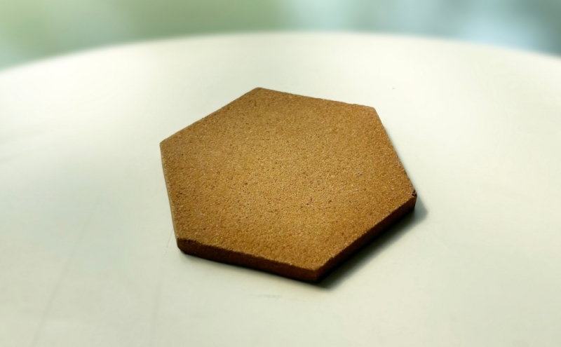 プレート Hexa Plate 正六角形 皮 搾りかす コーヒーかす みかん皮 にんじん皮 えごま搾りかす たまねぎ皮 小物 飾り台 アロマストーンディフューザー 土台 茅ヶ崎市 神奈川県