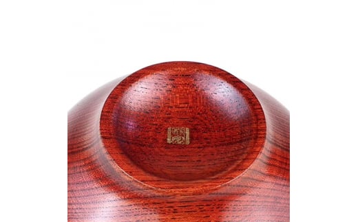 山中漆器　丸椀　茜・神代ペア F6P-2359