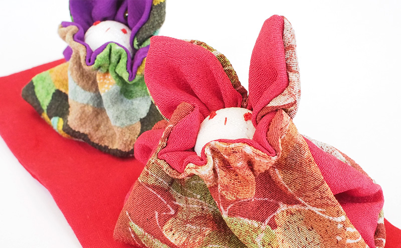 ひな人形 おばあちゃん手作りのうさぎ雛 セット 雛人形 人形