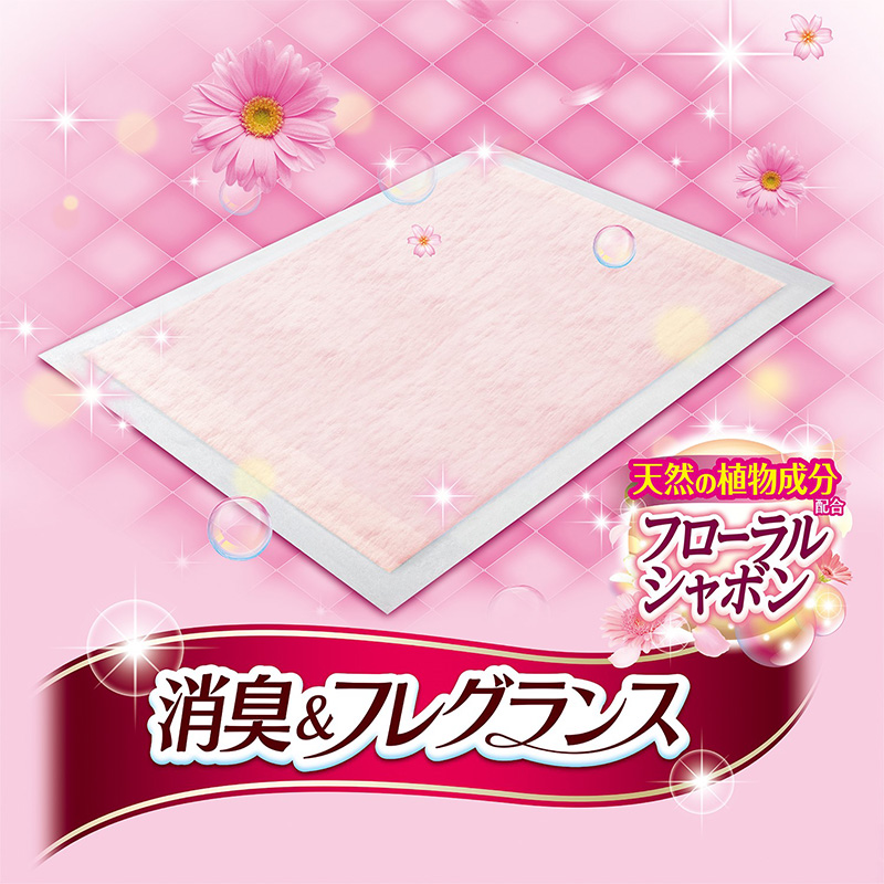 【期間限定】生活応援価格　デオシート 消臭&フレグランス フローラルシャボンの香り ワイド 60枚×4 ペットシーツ ペットシート トイレ 犬 犬用トイレ ペット 清潔 ユニ・チャーム 愛犬用 ペット用品