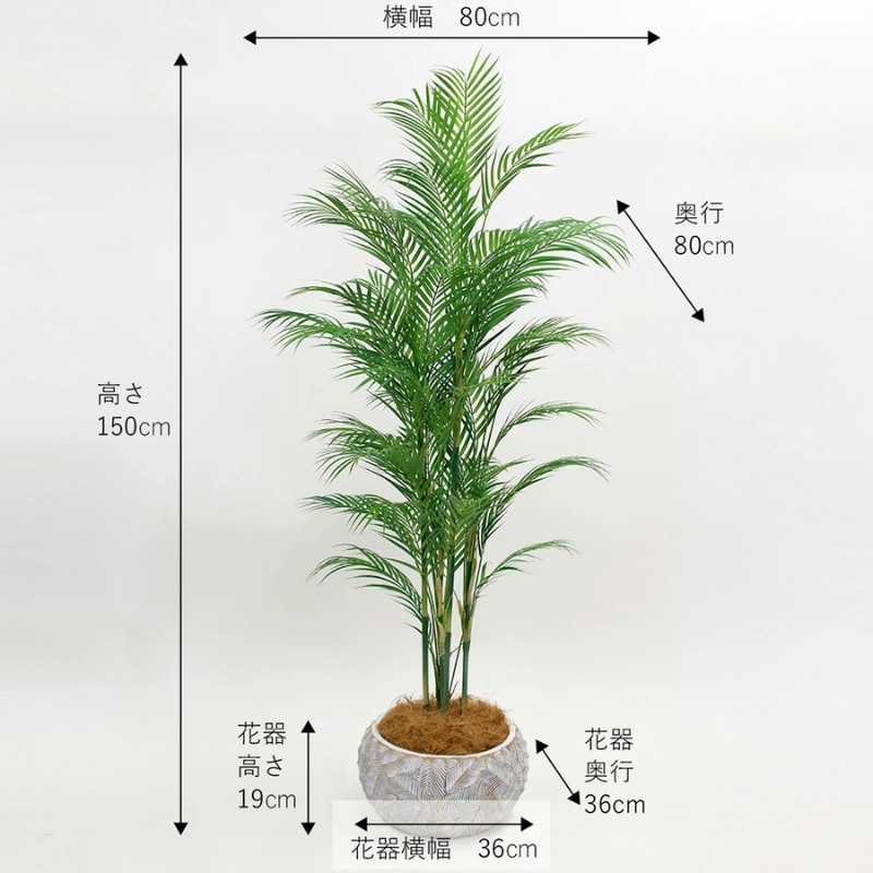 アートフラワー エミリオ・ロバ パーム TUTTA38700
