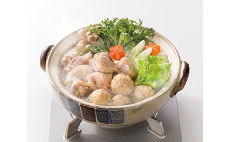 もつ鍋 博多華味鳥 水たき・もつ鍋醤油味セット(6～8人前) もつ 水炊き しょうゆ