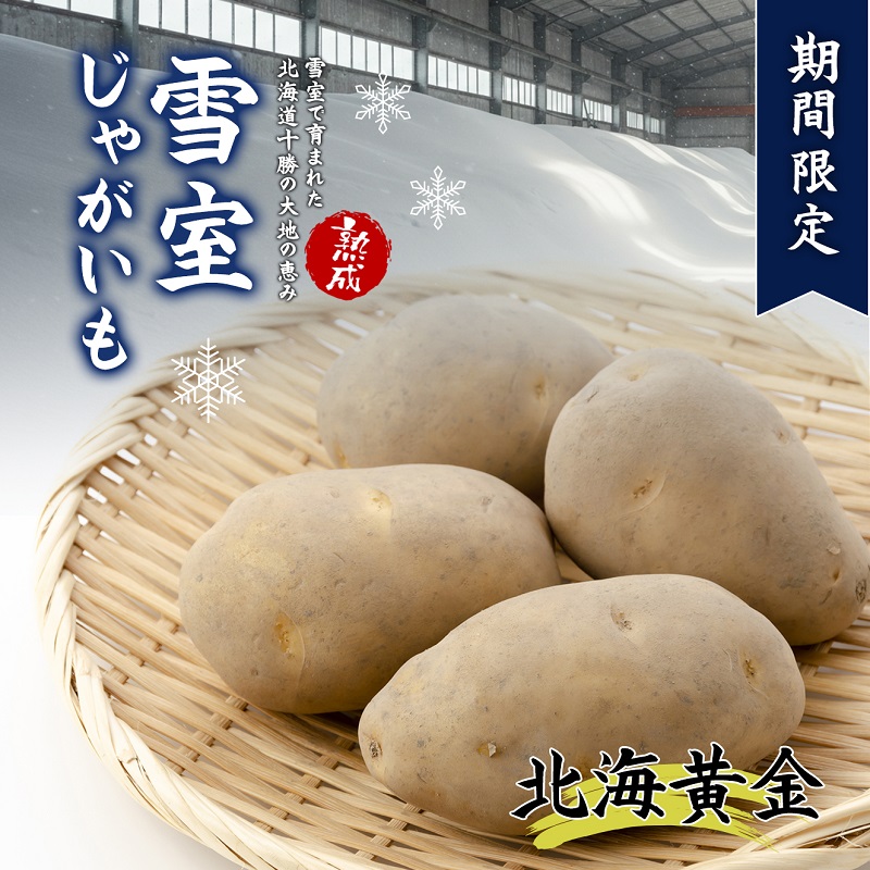 北海道産 熟成じゃがいも 北海黄金4kg　