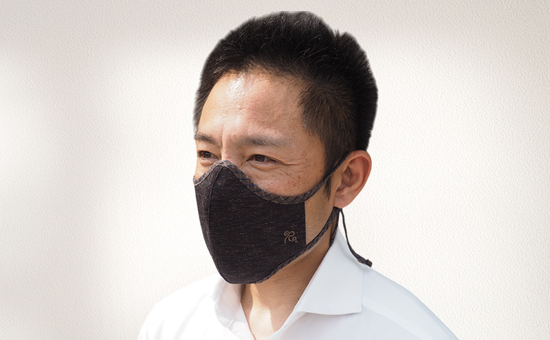 マスク 侍マスク ＜暁鳶(ぎょうえん)＞ 茶色系 3枚 セット Mサイズ