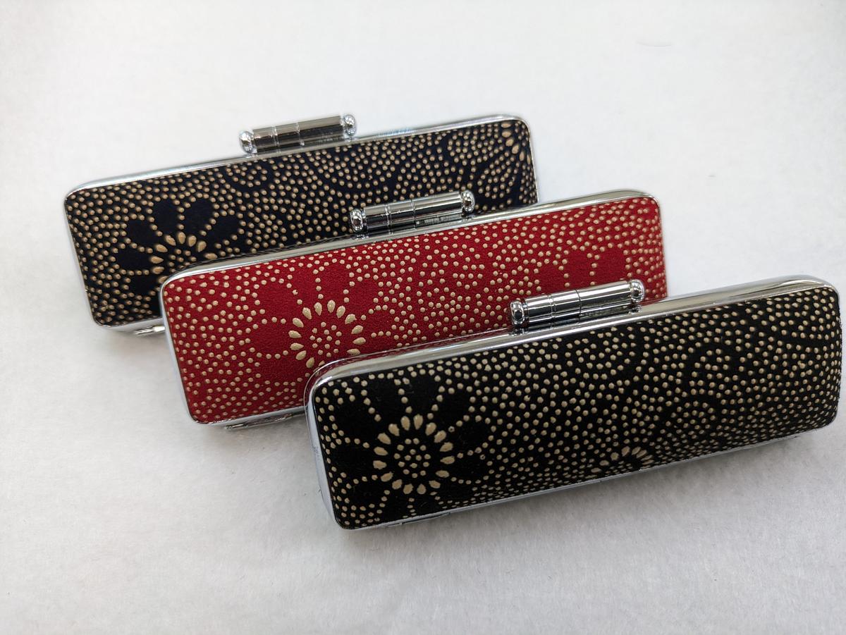 印鑑ケース：菊唐草