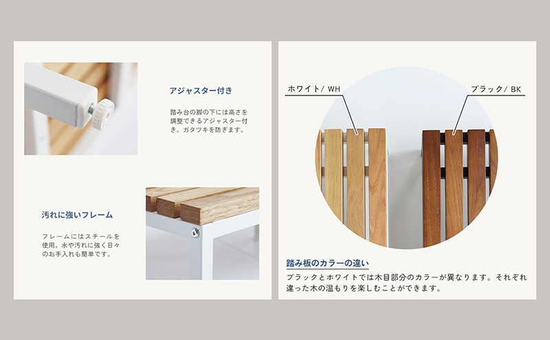 玄関 段差 踏み台 エントランスステップ 60cm ホワイト 玄関踏み台 ステップ 玄関台