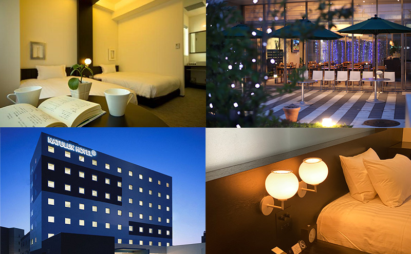 【富良野市×赤平市共通返礼品】FURANO NATULUX HOTEL 朝食付ペア宿泊券 ツイン [ONシーズン] × Brush 北海道カラーパレットハードスーツケース 現地引換券　北海道 富良野市 赤平市 コラボ 共通返礼品