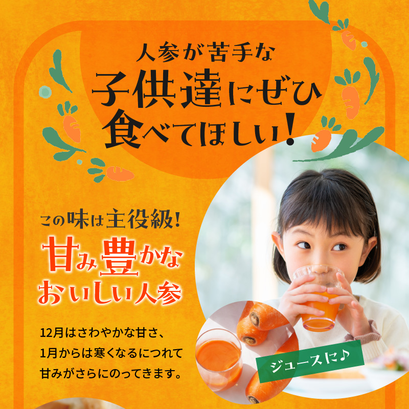 愛知県碧南市のふるさと納税 ＜フジテレビ『どっちのふるさと？』で紹介されました！＞ 訳あり 冬期限定 にんじん マドンナキャロット 容量 5kg 先行予約 国産 甘い フルーツのような味わい お子様にもおすすめ 栄養 神重農産 野菜 愛知県 碧南市 送料無料 H105-145
