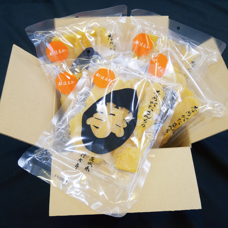 茨城県行方市のふるさと納税 【工場直送】 なめがたさんちの 干しいも　紅はるか　1.5kg(300g×5袋)｜干し芋 ほしいも 干しいも さつまいも サツマイモ 人気 茨城県 行方市 送料無料(CU-50)