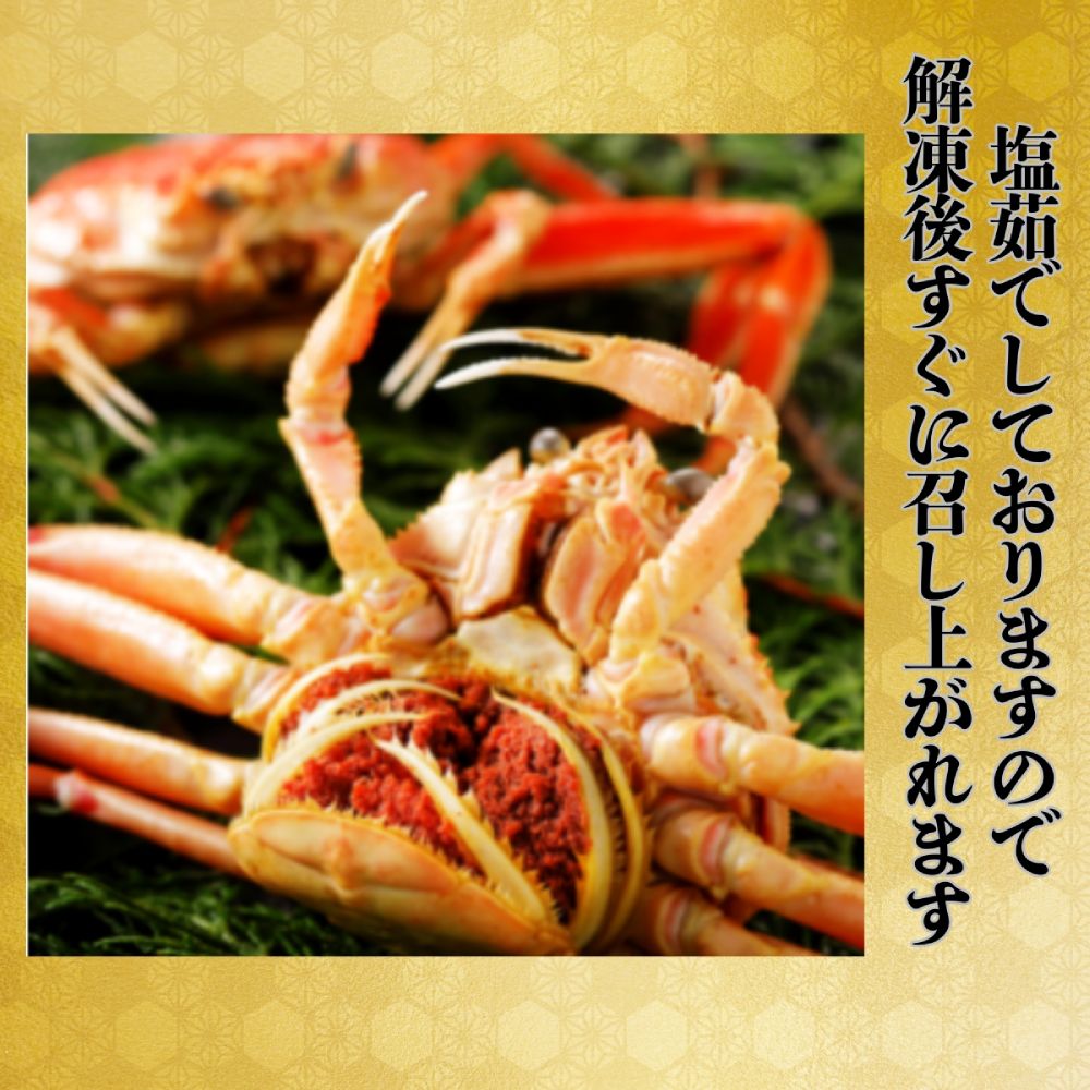 11-181 【年内配送12月15日入金まで】ボイルセコガニ1kg｜ セイコ蟹 ズワイガニメス 子持ち within2025