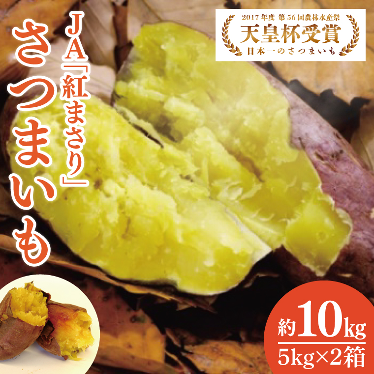 【2026年2月より順次発送】【行方かんしょ】『天皇杯受賞』JA「紅まさり」さつまいも 約10kg｜さつまいも サツマイモ さつま芋 お芋 紅まさり 行方かんしょ 先行予約 茨城県 行方市(AE-99)