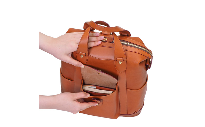 ソフト リュックサック A4 キャメル  革 革製品 レザー 牛革 ギフト プレゼント おしゃれ  シンプル ファッション かばん カバン 鞄 北海道 赤平 いたがき