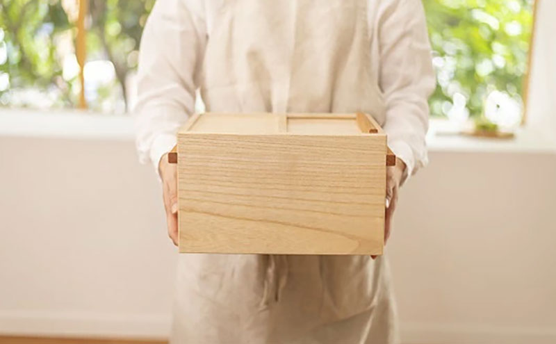 国産桐の米びつ 5kg 木製 桐 収納 木箱 桐箱 収納 ストック ストッカー キッチン収納 キッチン雑貨 キッチン用品 米櫃 こめびつ お米 保存容器 梅沢木材工芸社