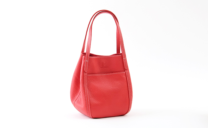 牛革　ミニバック　赤