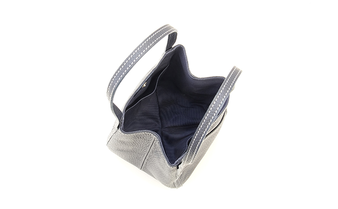 牛革 ミニバック 紺｜北海道 滝川市 カバン 鞄 バック バッグ 革 革製品