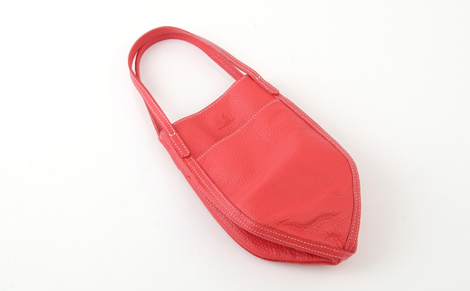 牛革　ミニバック　赤