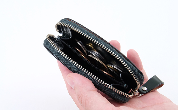 コードバン　小銭入れ　グリーン