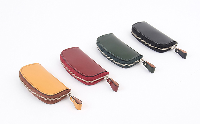 コードバン　小銭入れ　キャメル