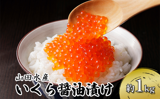 北海道産 いくら 醤油漬け 約1kg (250g×4袋) 小分け いくら丼 鮭 海鮮丼 鮭イクラ 冷凍いくら 国産 北海道 滝川市