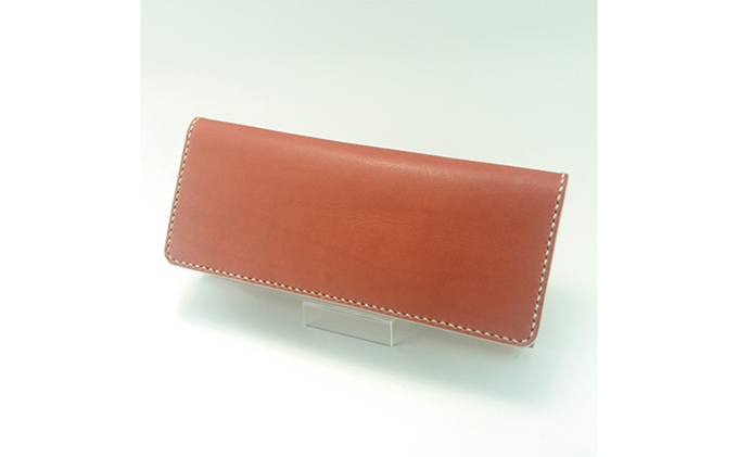 Vague 長財布（ブルゴーニュ）｜北海道 滝川市 長財布 財布 ウォレット 小銭入れ 牛革 革 革製品 革財布