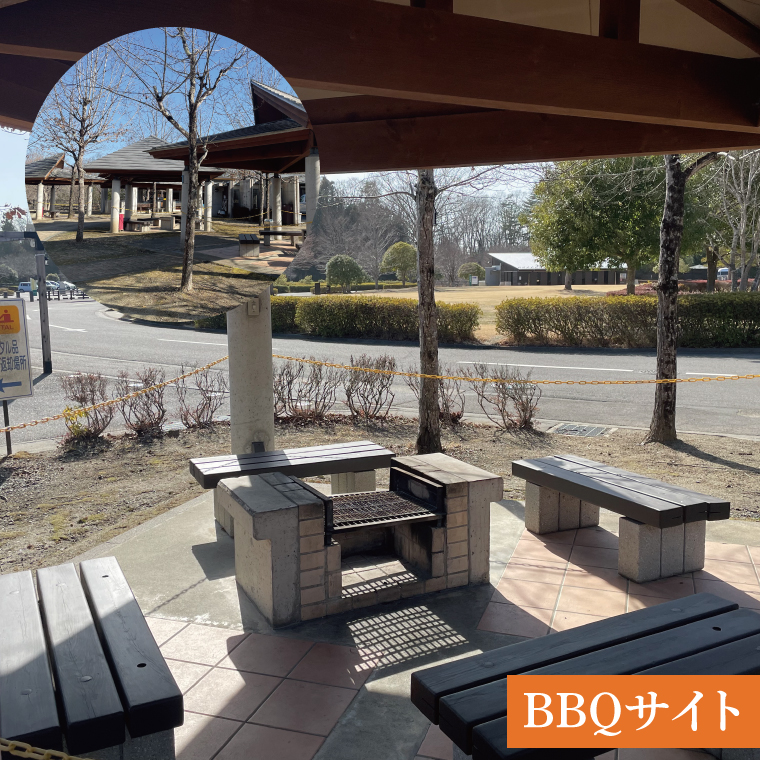 日帰りバーベキューサイト利用券(定員：8～12名)【大子広域公園オートキャンプ場 グリンヴィラ】｜アウトドア バーベキュー BBQ キャンプ グリンヴィラ 利用券 自然 日帰り 体験 旅行 茨城県 大子町(BQ004)
