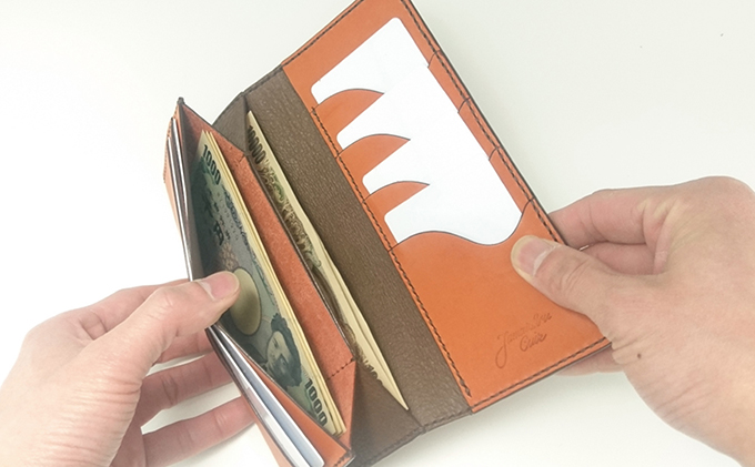 Vague 長財布（ブルゴーニュ）｜北海道 滝川市 長財布 財布 ウォレット 小銭入れ 牛革 革 革製品 革財布