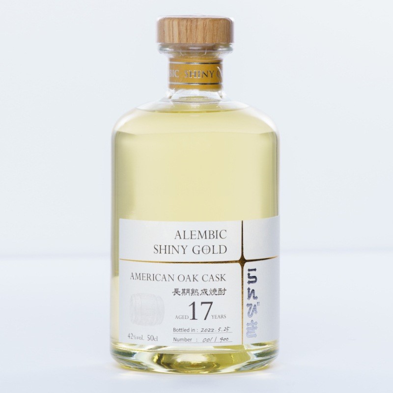 らんびき SHINY GOLD AMERICAN OAK CASK 500ml 焼酎 お酒