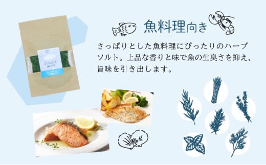 限定生産！手摘み生ハーブソルト お試しパックセット