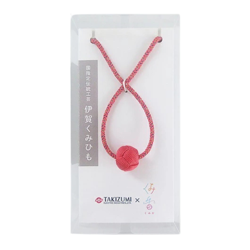 伊賀くみひも 取替用スイッチ引き紐 ピンク SH-IGA/PI ペンダント用プル紐 スイッチコード 引き紐 くみ香 TAKIZUMI 瀧住電機工業