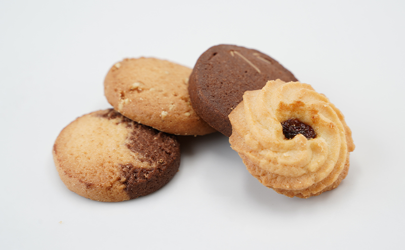 十勝カルメル会シスターが真心こめて作った クッキー 詰め合わせ 4種 (セサミ・マーブル・ラムレーズン・アーモンドココア)　【 ギフト プチギフト お菓子 お礼 お返し 北海道 十勝 幕別 カルメル イエズス キリスト クッキー 】