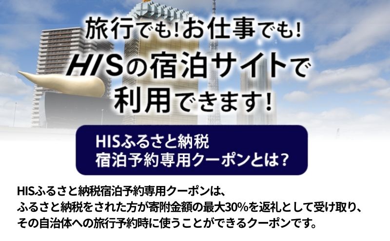 宿泊券 東京 宿泊 予約専用クーポン 30,000円分 東京都 墨田区 HIS ふるさと納税 ホテル 旅行 旅 旅行券 チケット 券 ギフト ギフトカード 東京23区