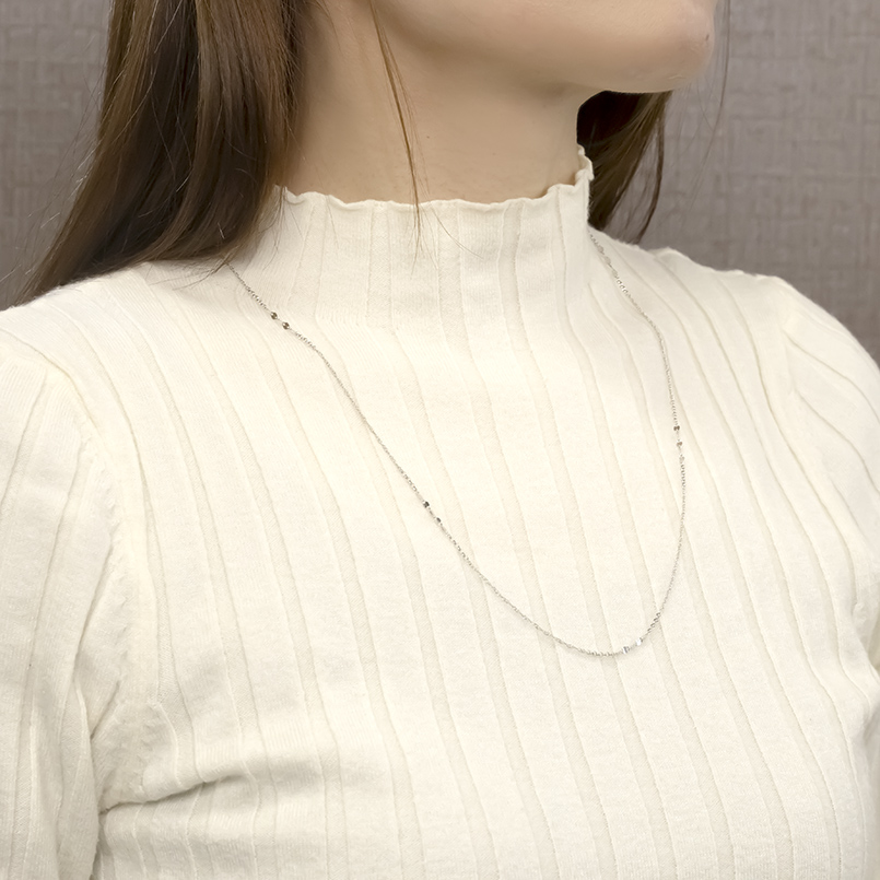 山梨県昭和町のふるさと納税 純プラチナ ネックレス チェーンのみ レディース pt999 ロングネックレス プラチナ 金属アレルギー 対応 チェーン スクリューチェーン ペタルチェーン ワッカチェーン チェーンだけ ジュエリー シンプル 人気241217nm402pt999 SWAA221