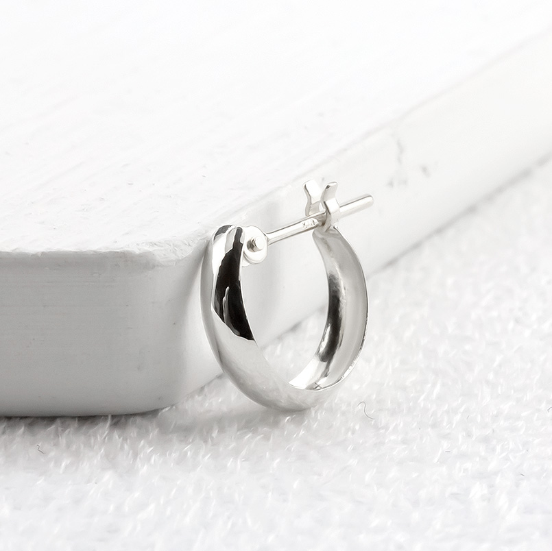 プラチナ フープピアス pt900 刻印あり 地金 小さめ サブホール メンズ プラチナ フープ ピアス メンズ 片耳 フープピアス 小さめ pt900 地金