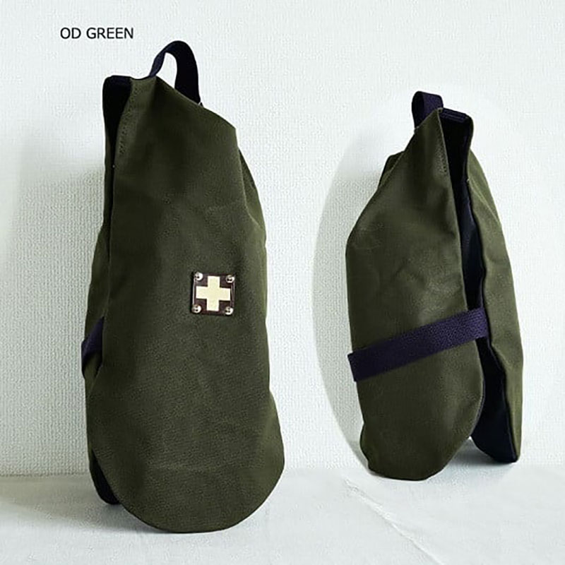 木の庄帆布 公式 シューズケース シューズサック Shoes Case 【KinoshoTRANSIT】　K-KHG-SS01M-（C/#OD GREEN / ODグリーン）　ゴルフ シューズケース おしゃれ 高密度帆布