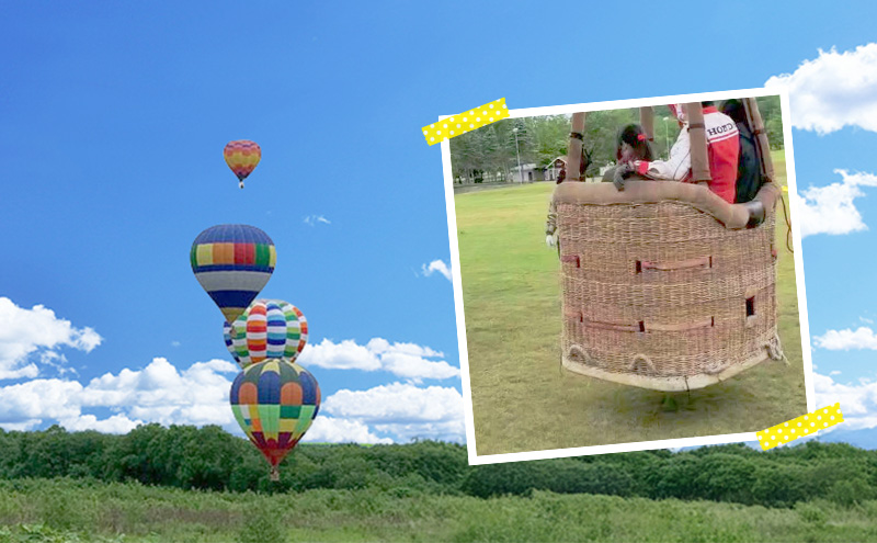 北海道 十勝 熱気球 搭乗体験チケット 2名様 フリーフライト