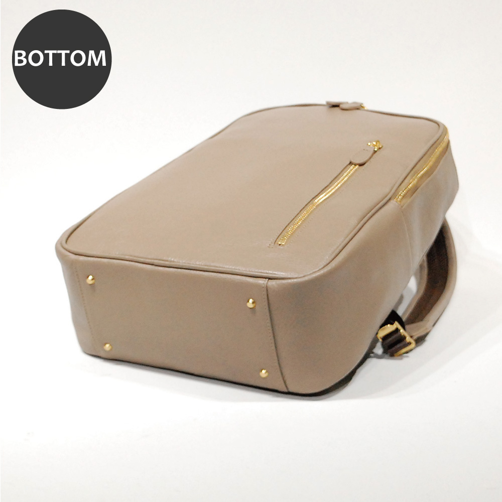 オリーブレザープレーン リュックサック 【A-LOOK】