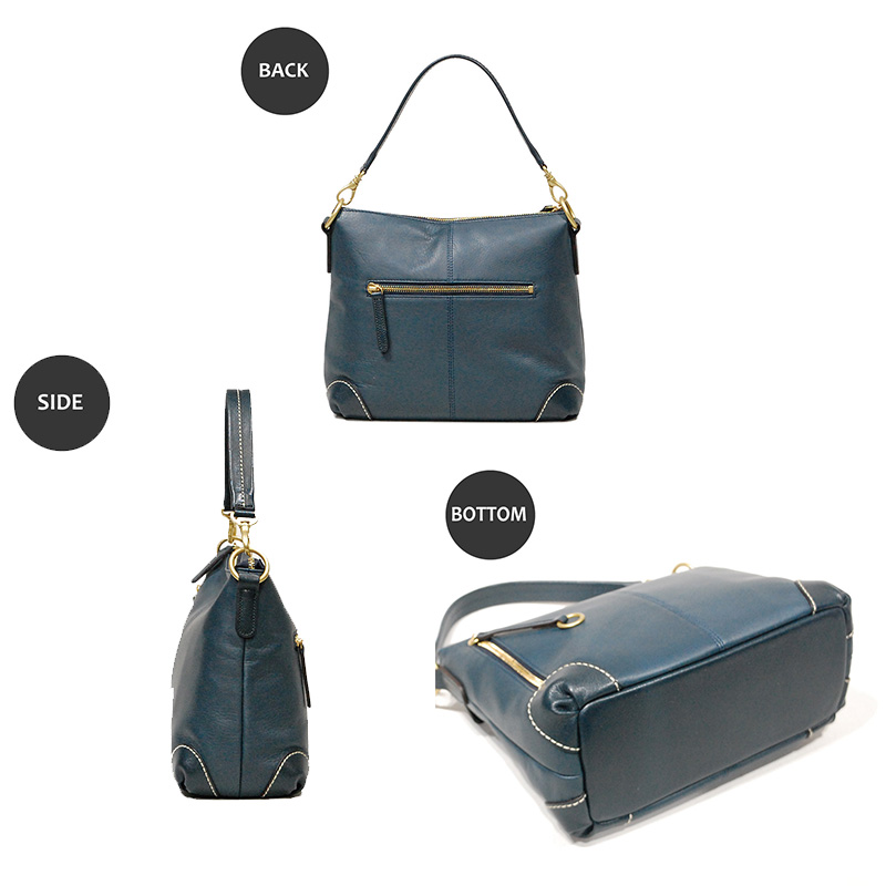 シルキーレザー 2way ショルダーバッグ 【LIME】