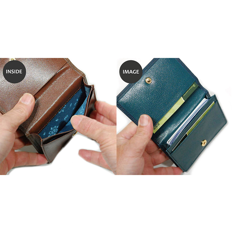 シルキーレザー 名刺入れ 【LIME】