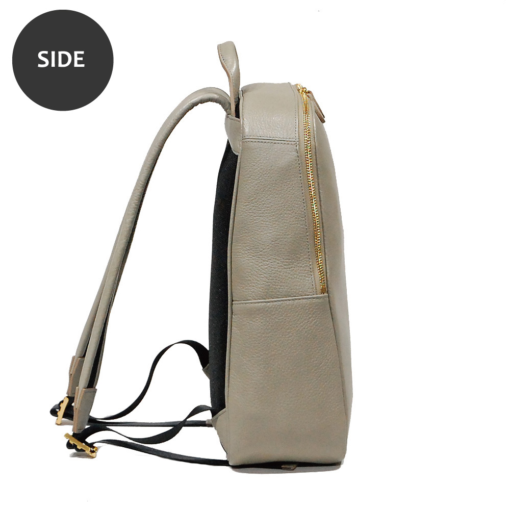 オリーブレザープレーン リュックサック 【A-LOOK】