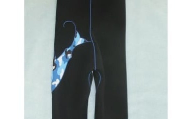 【泉フィルター株式会社】鮎タイツ20 I（黒×青）