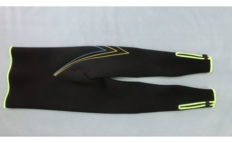 【泉フィルター株式会社】鮎タイツ20 II（黒×蛍光緑）