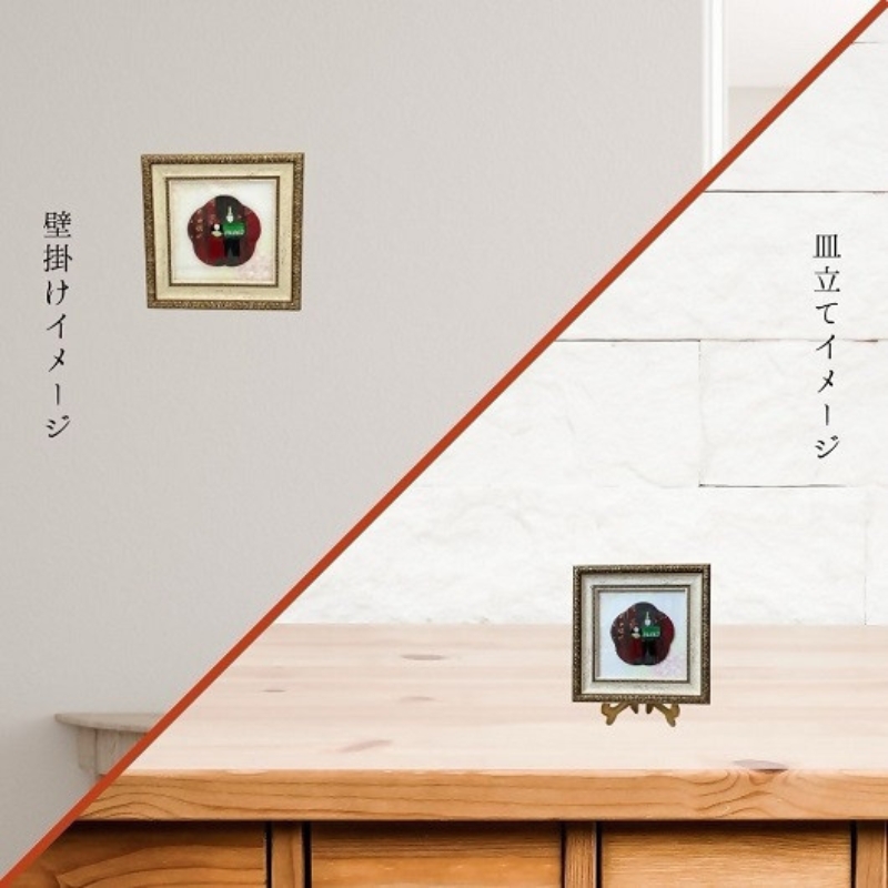 【ステンドグラス】ガラスのお雛様 B