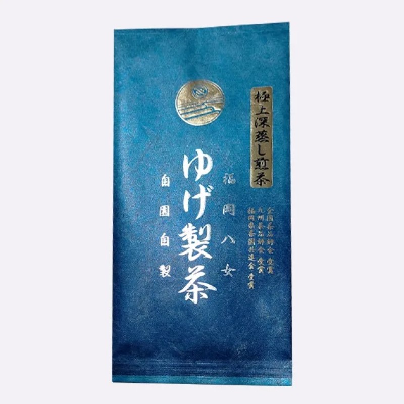 八女茶 ゆげさん家の朝摘みなま茶・極上煎茶・青 (深蒸し煎茶)・極上煎茶・白 (深蒸し煎茶) 各100g 計300g ※配送不可：北海道、沖縄、離島
