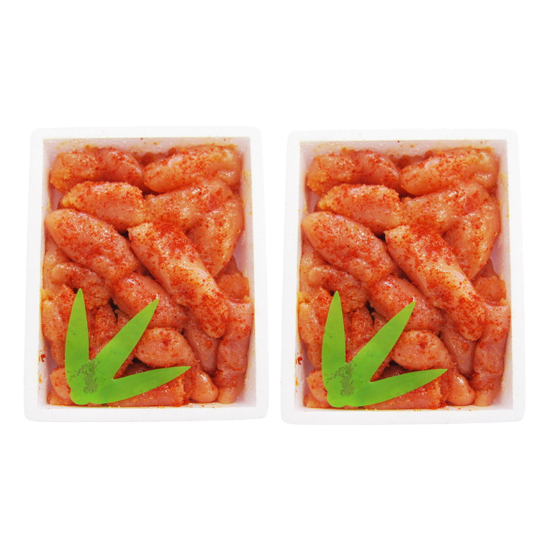 辛子明太子 (無着色) 切小 500g×2個 計1kg ※配送不可：北海道、沖縄、離島